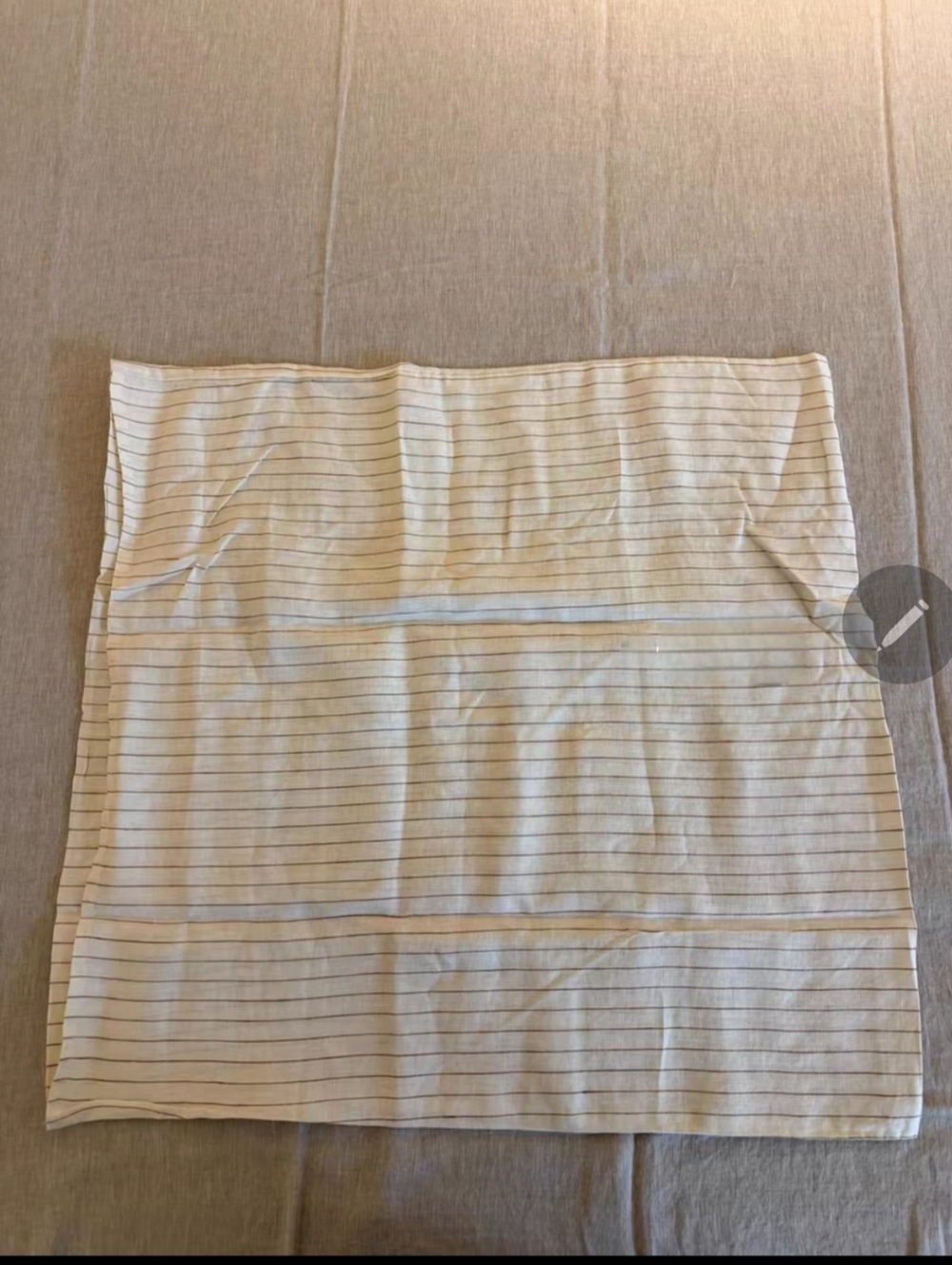 Discontinued Bed Threads Rust Stripe European Pillowcases (Set of Two)